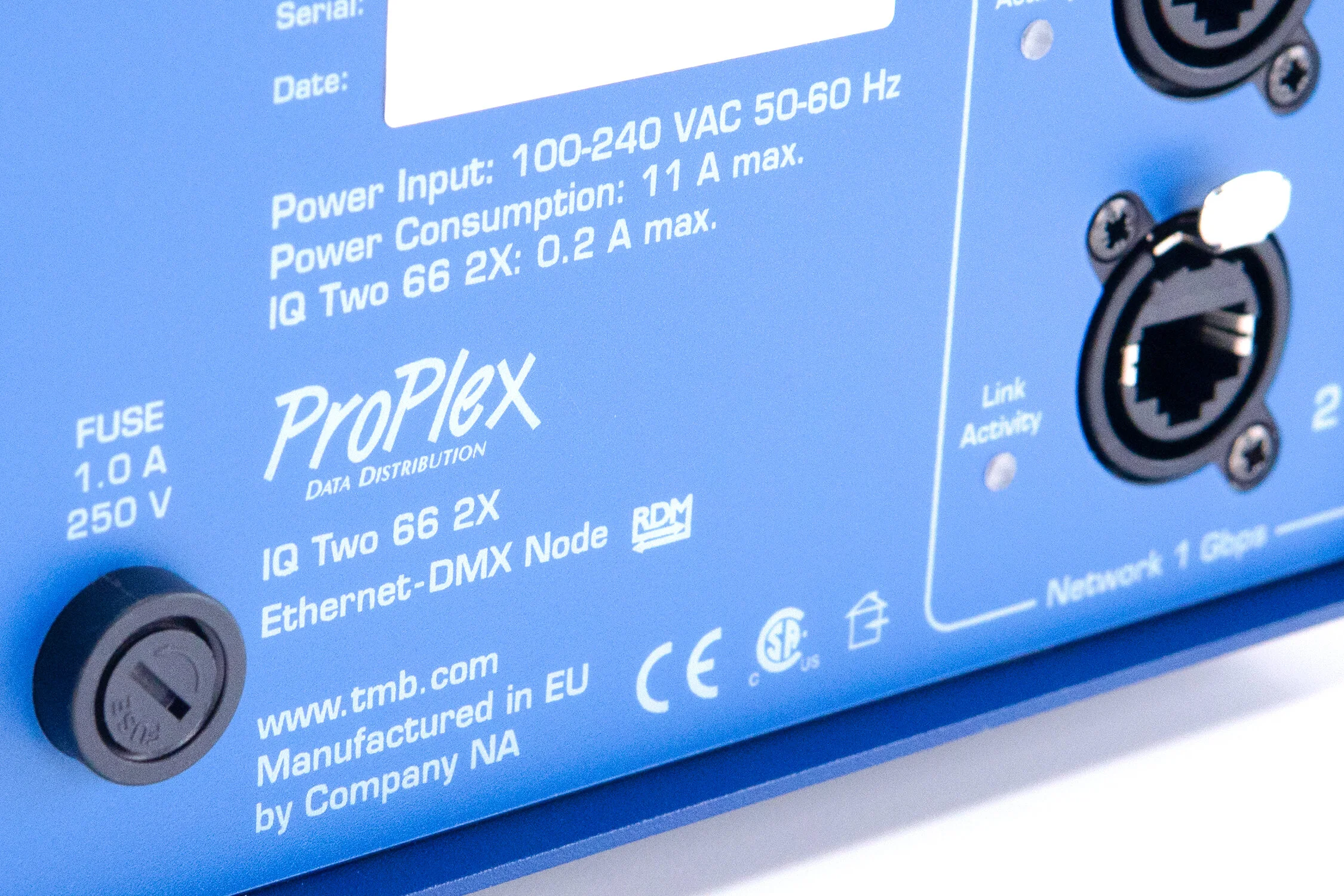 ProPlex IQ Two 66 2x 6-Way PortableMount Ethernet-DMX Node — ProPlex